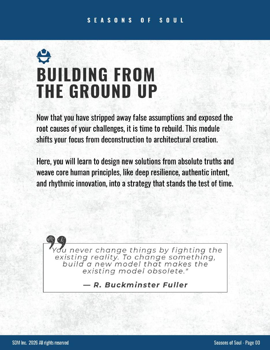 Workbook page: Module 3: Reconstruction and strategy